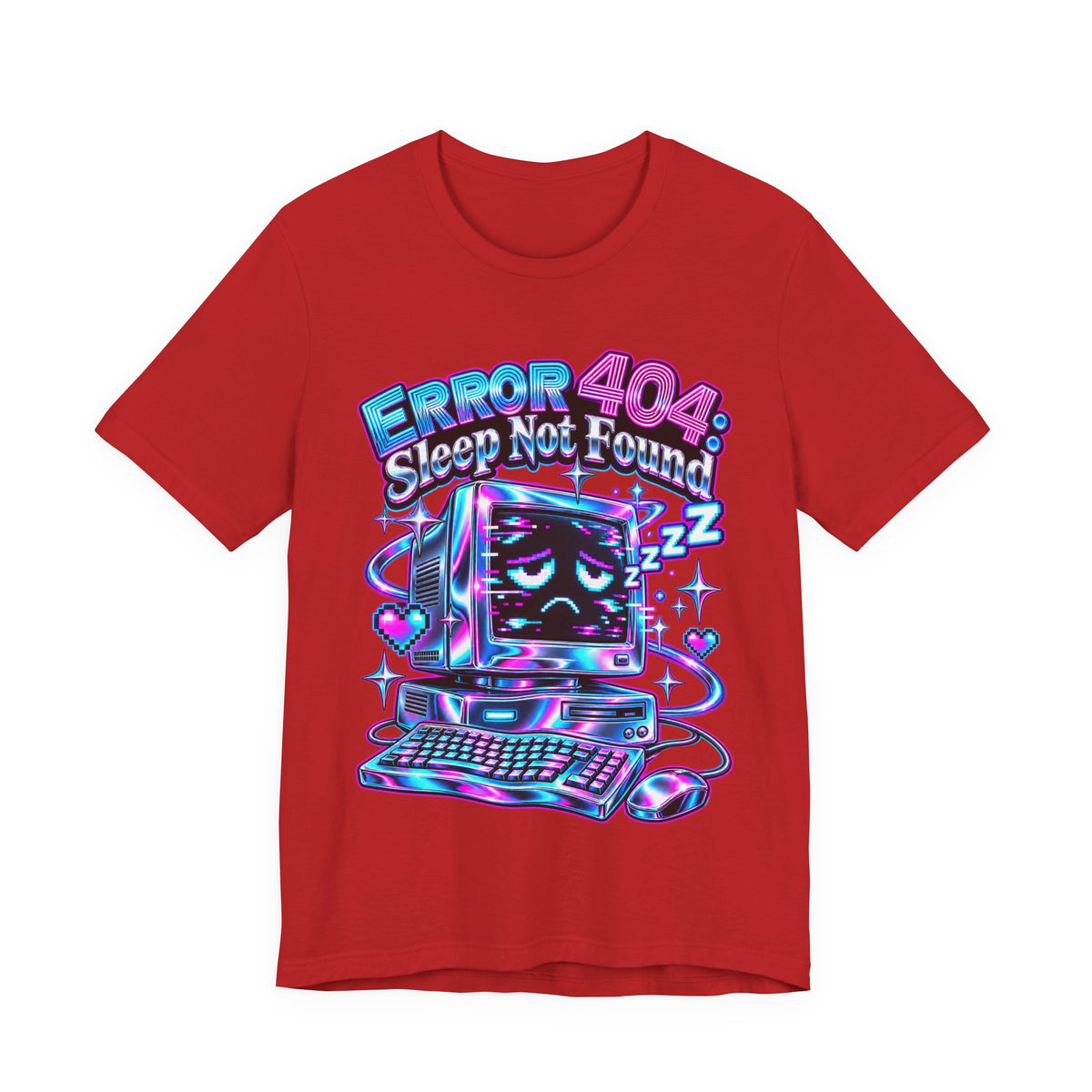 Error 404: Sleep Not Found Funny Programmer T-Shirt