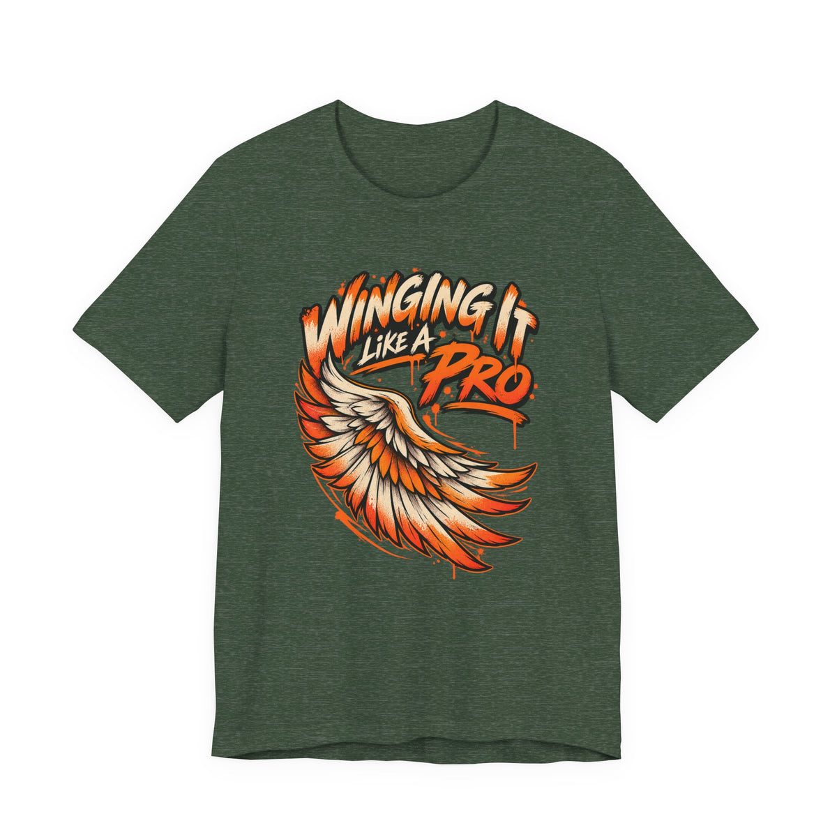Winging It Like A Pro Funny Self-Deprecation T-Shirt