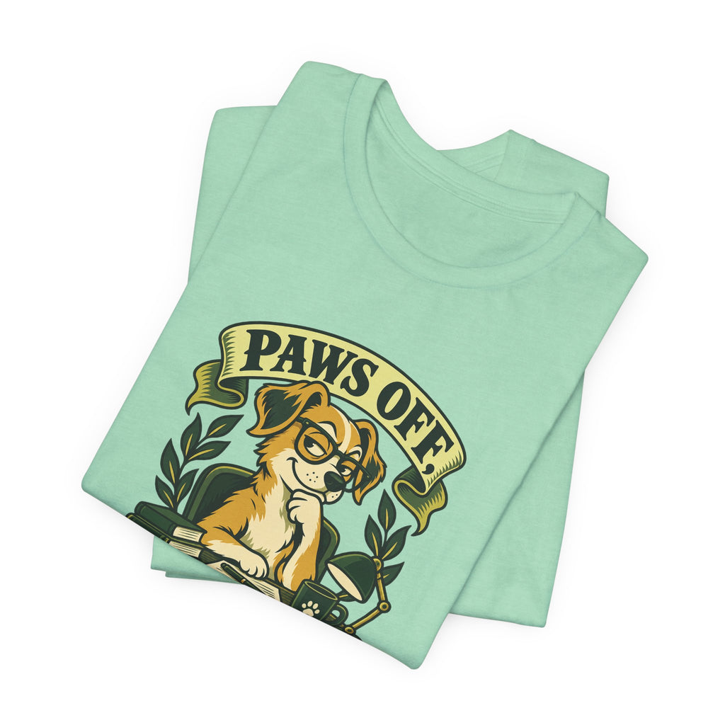 Paws Off, I’m Plotting Funny Pet Humor T-Shirt