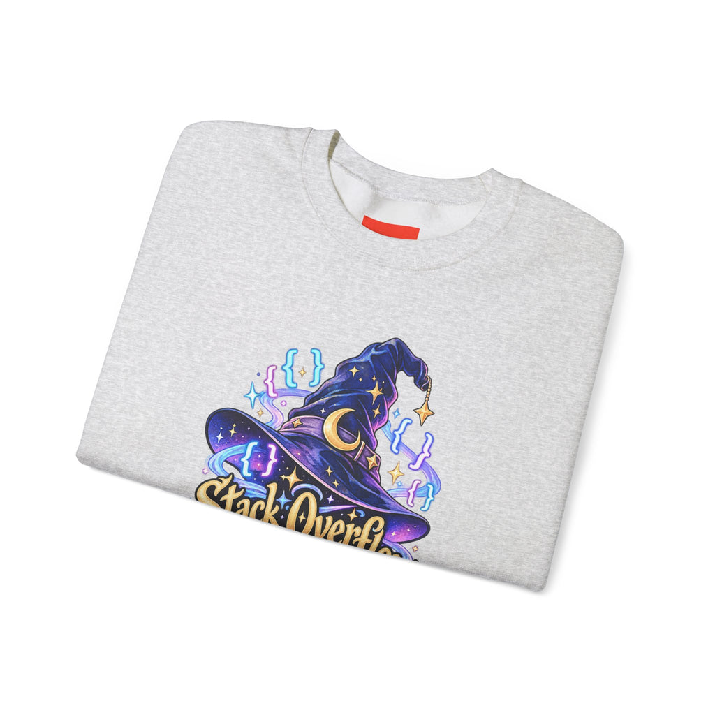 Stack Overflow Sorceress Funny Programmer Sweatshirt