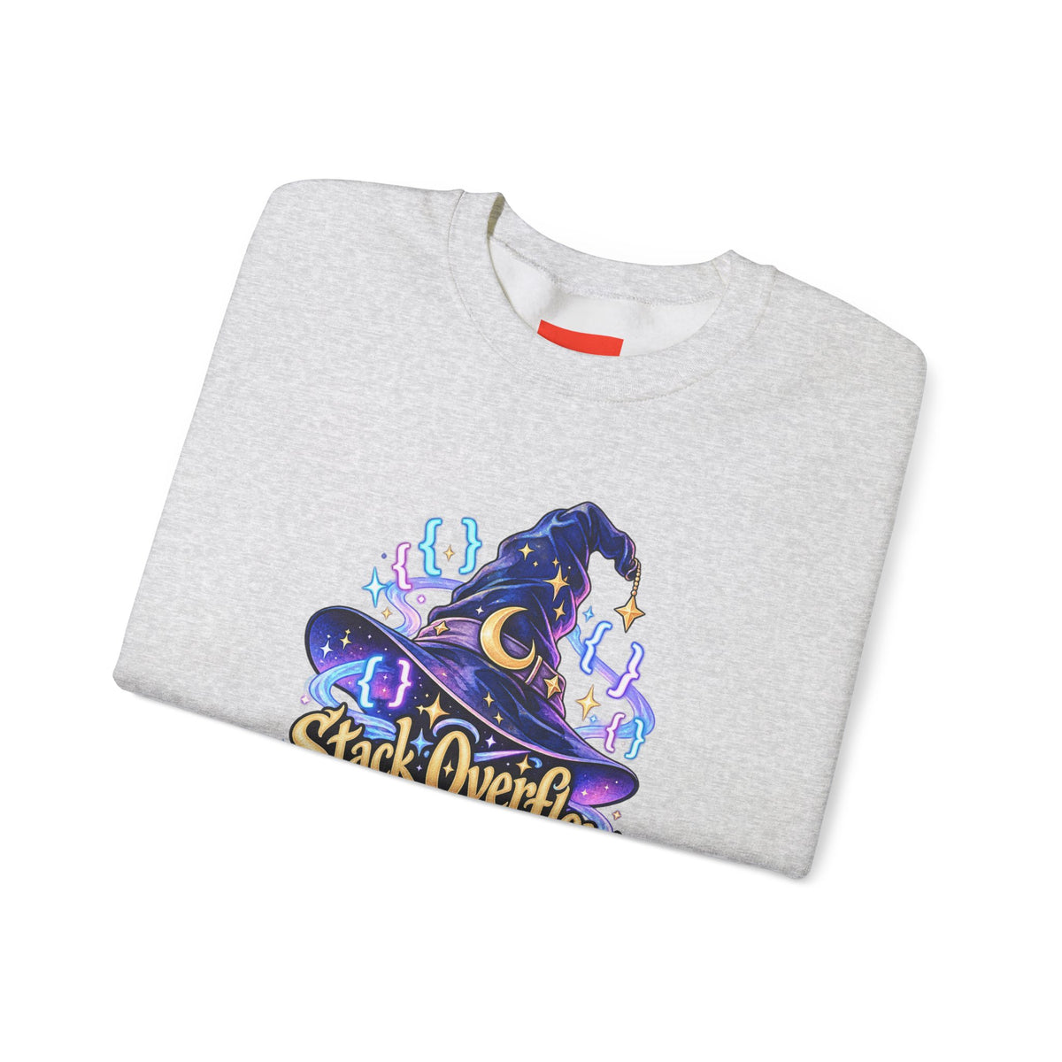 Stack Overflow Sorceress Funny Programmer Sweatshirt