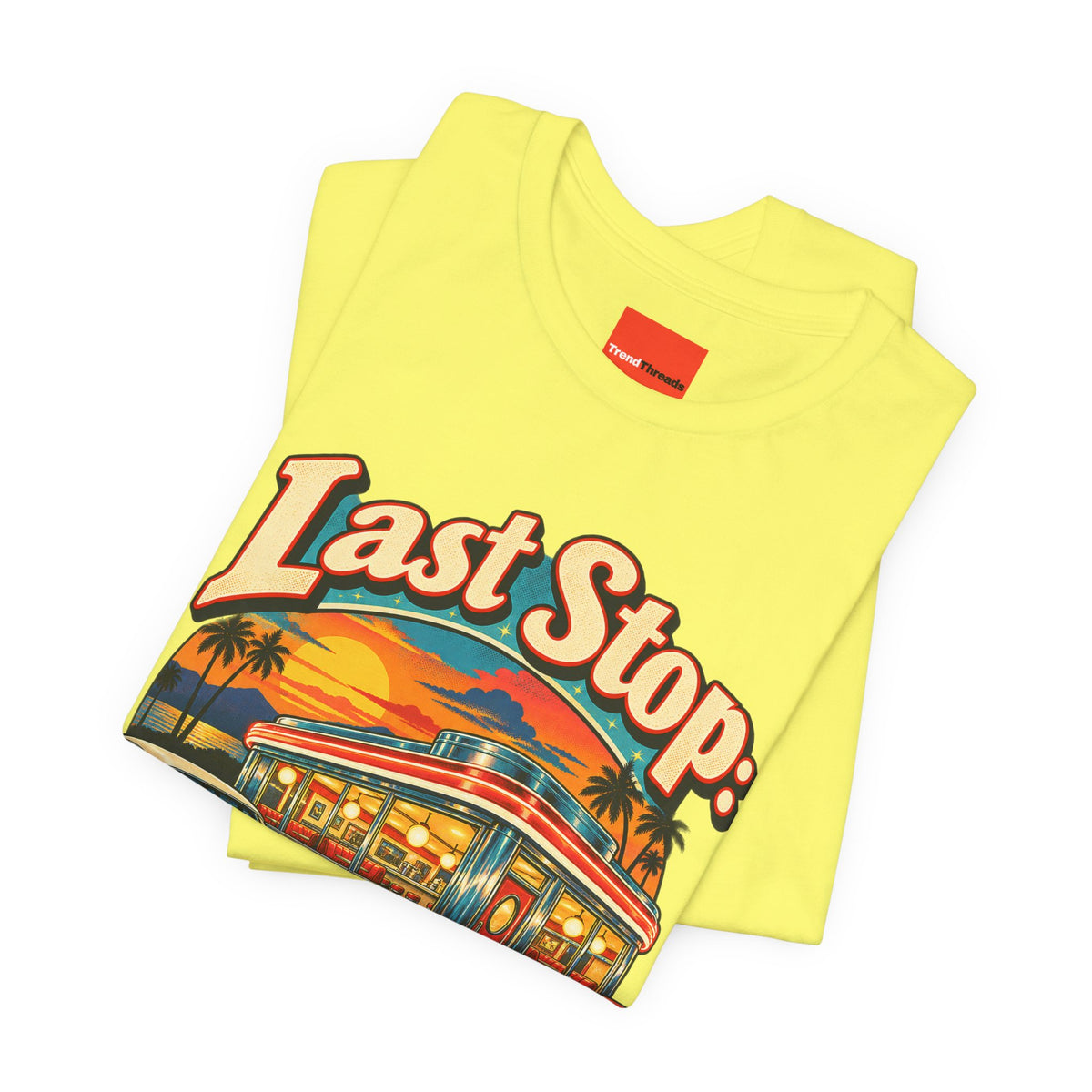 Last Stop: Nostalgia Lane Funny Retro Vintage T-Shirt