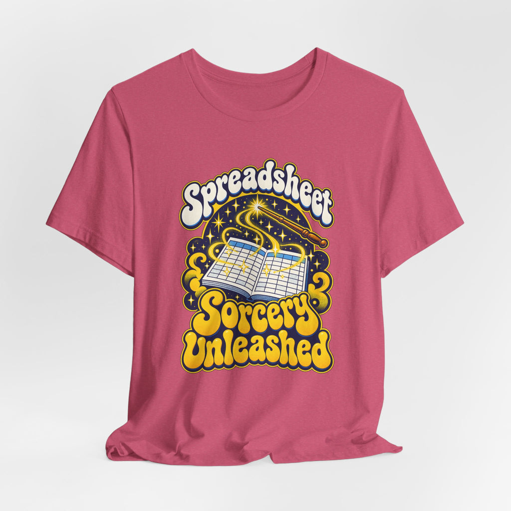 Spreadsheet Sorcery Unleashed Funny Office Humor T-Shirt