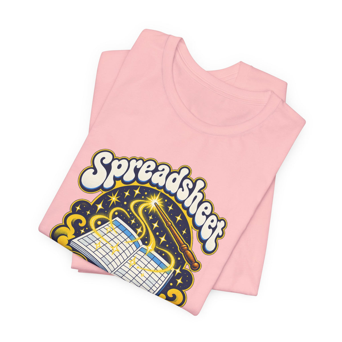 Spreadsheet Sorcery Unleashed Funny Office Humor T-Shirt