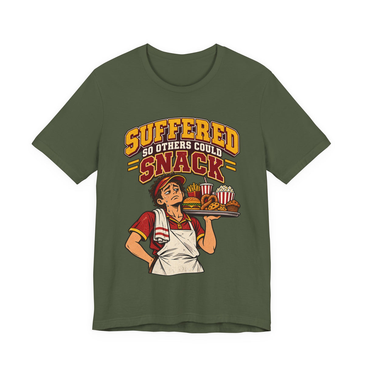 Suffered So Others Could Snack Funny Food Service T-Shirt