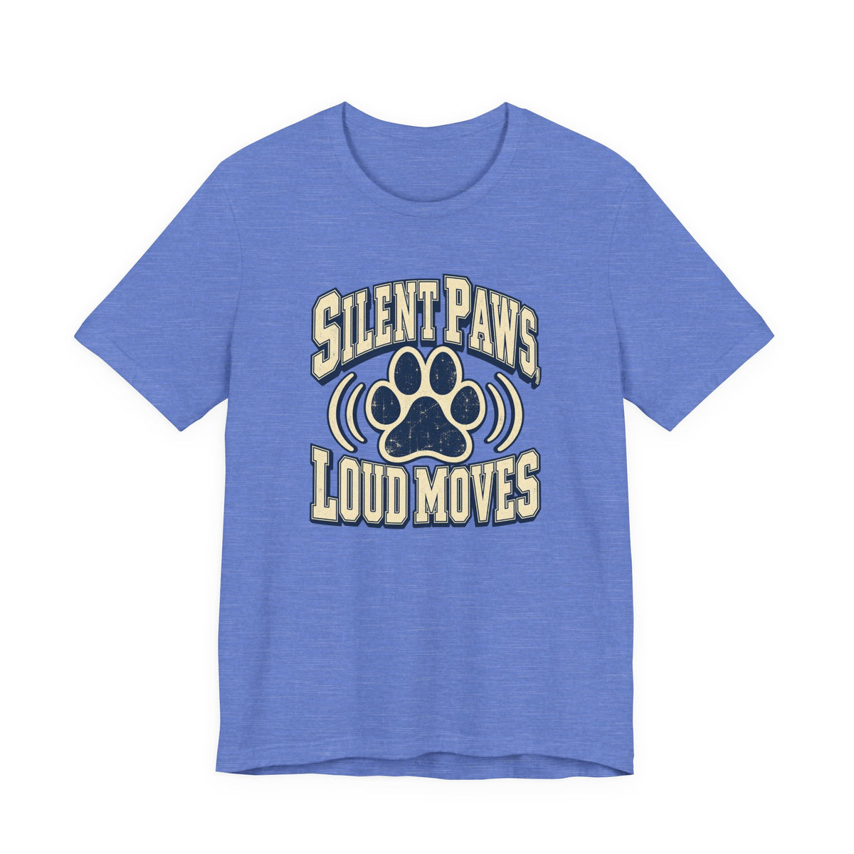 Silent Paws, Loud Moves Funny Cat Lover T-Shirt