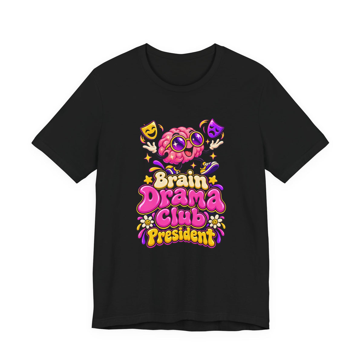 Brain Drama Club President Funny Y2K T-Shirt