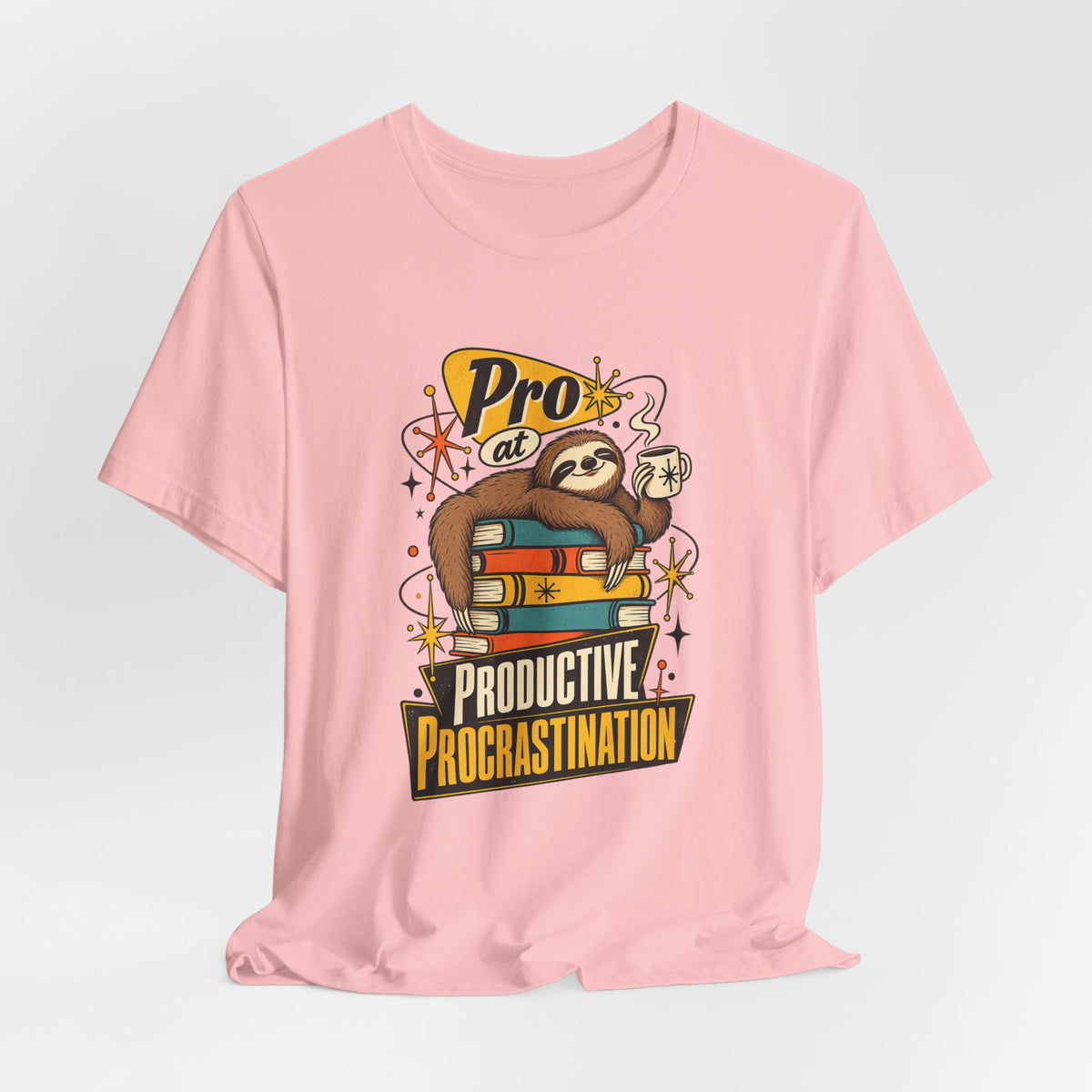 Pro at Productive Procrastination Funny Sarcastic T-Shirt