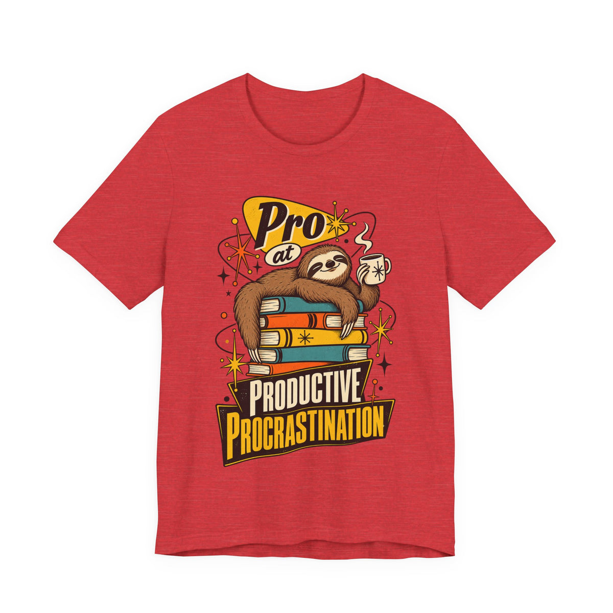 Pro at Productive Procrastination Funny Sarcastic T-Shirt