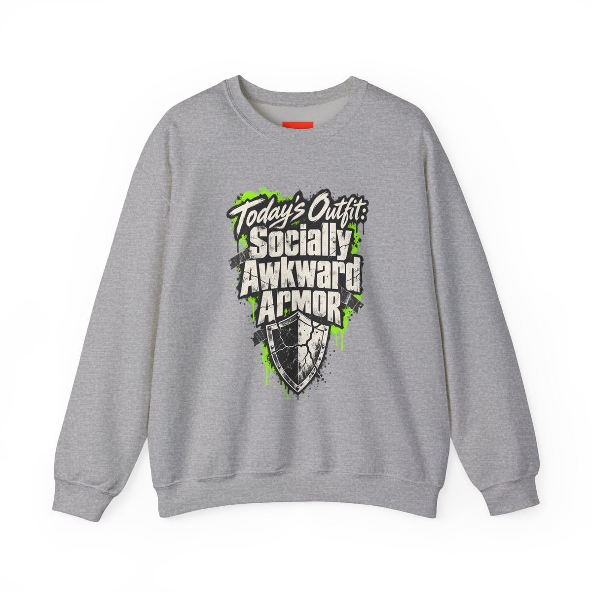 Today’s Outfit: Socially Awkward Armor Funny Introvert Sweatshirt