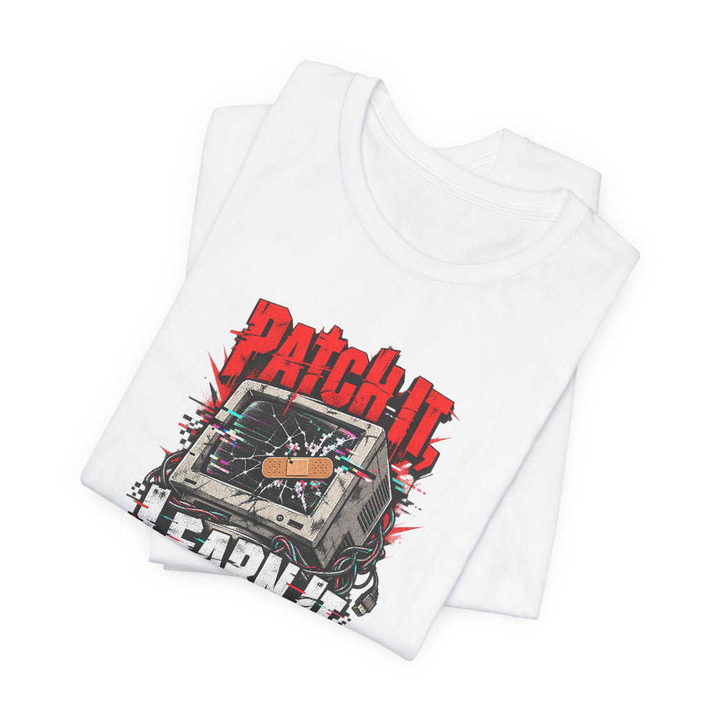 Patch It, Learn It, Repeat Funny Programmer T-Shirt