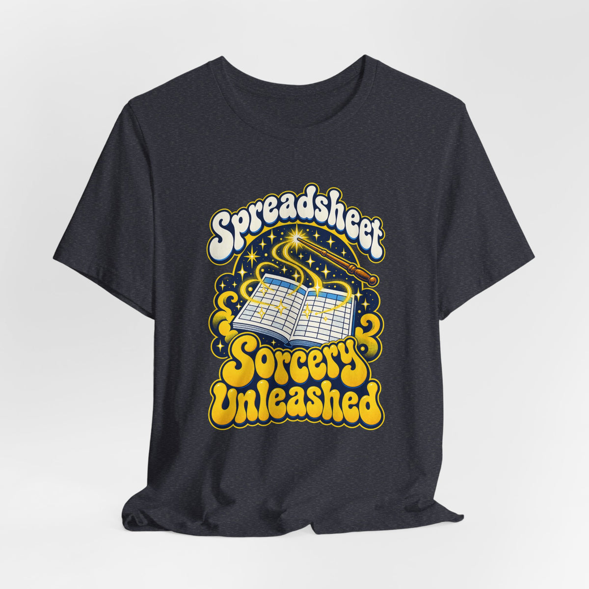 Spreadsheet Sorcery Unleashed Funny Office Humor T-Shirt