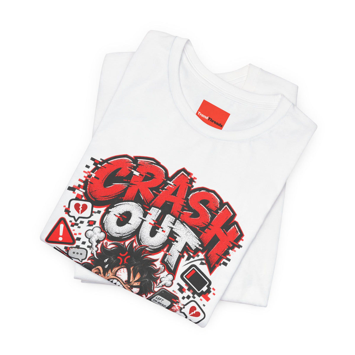 CRASH OUT Funny Streetwear T-Shirt