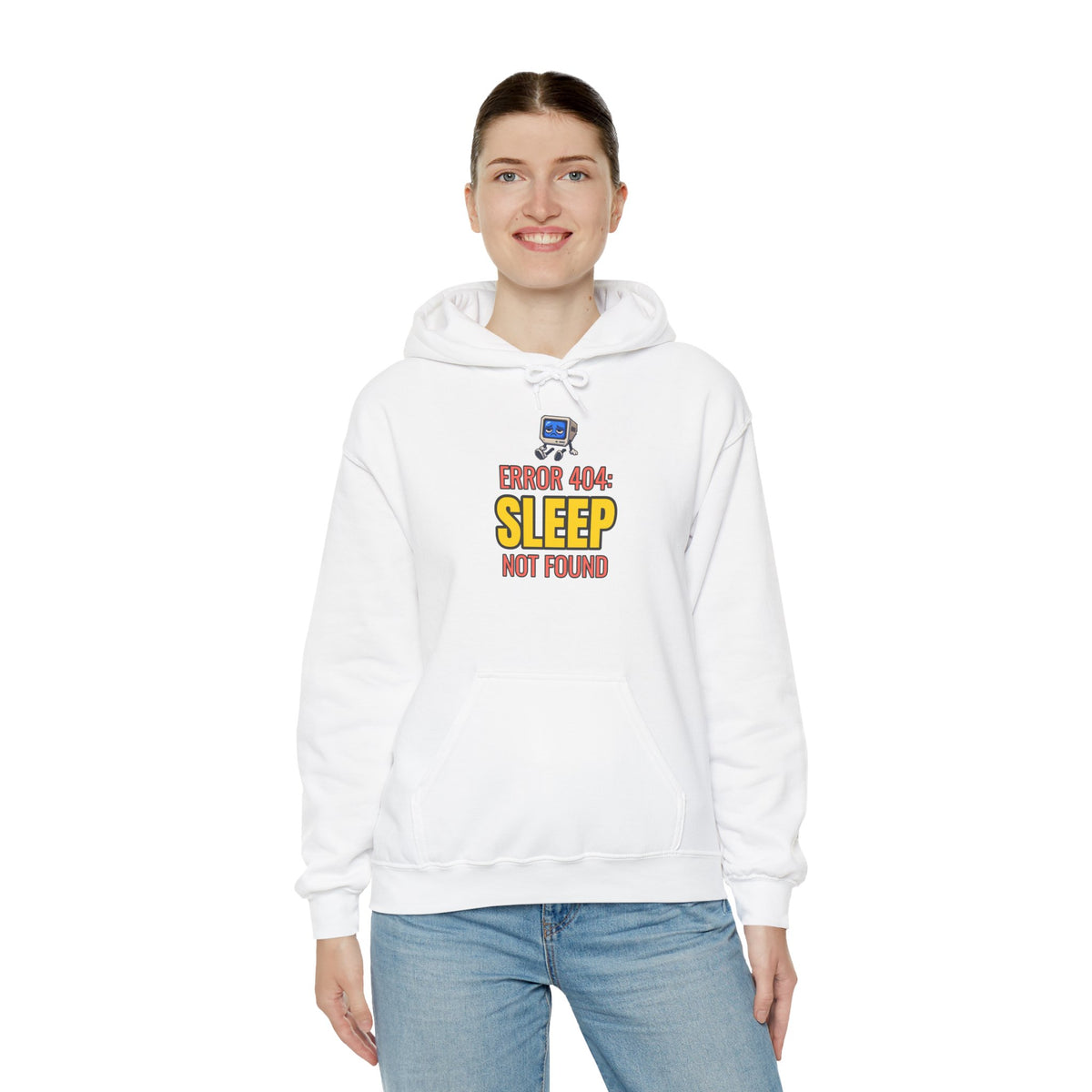 Error 404: Sleep Not Found Funny Programmer Hoodie