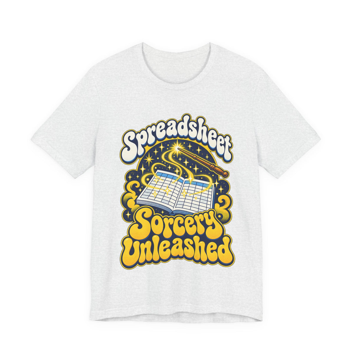 Spreadsheet Sorcery Unleashed Funny Office Humor T-Shirt