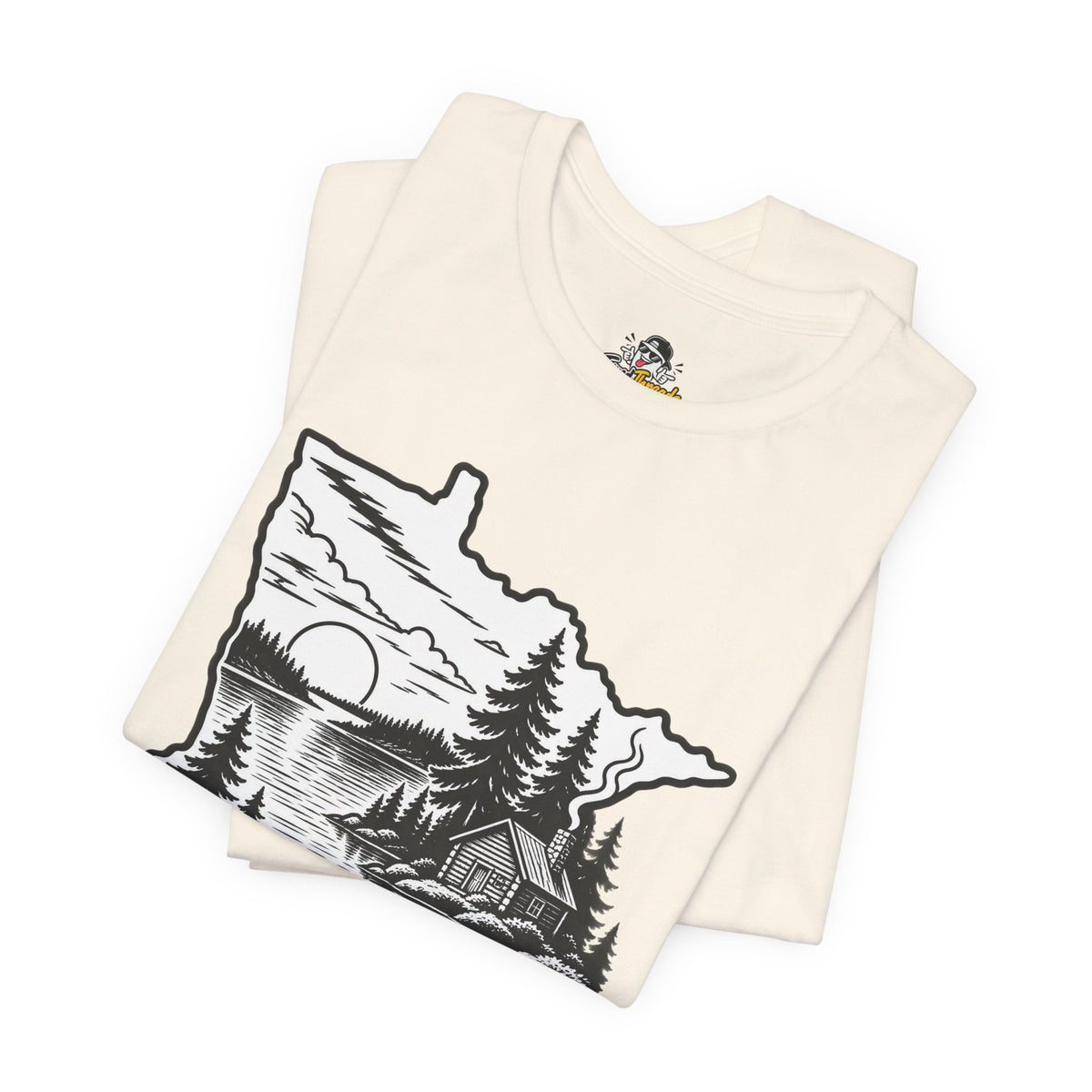 Land of 10,000 Lakes Funny Retro Vintage T-Shirt