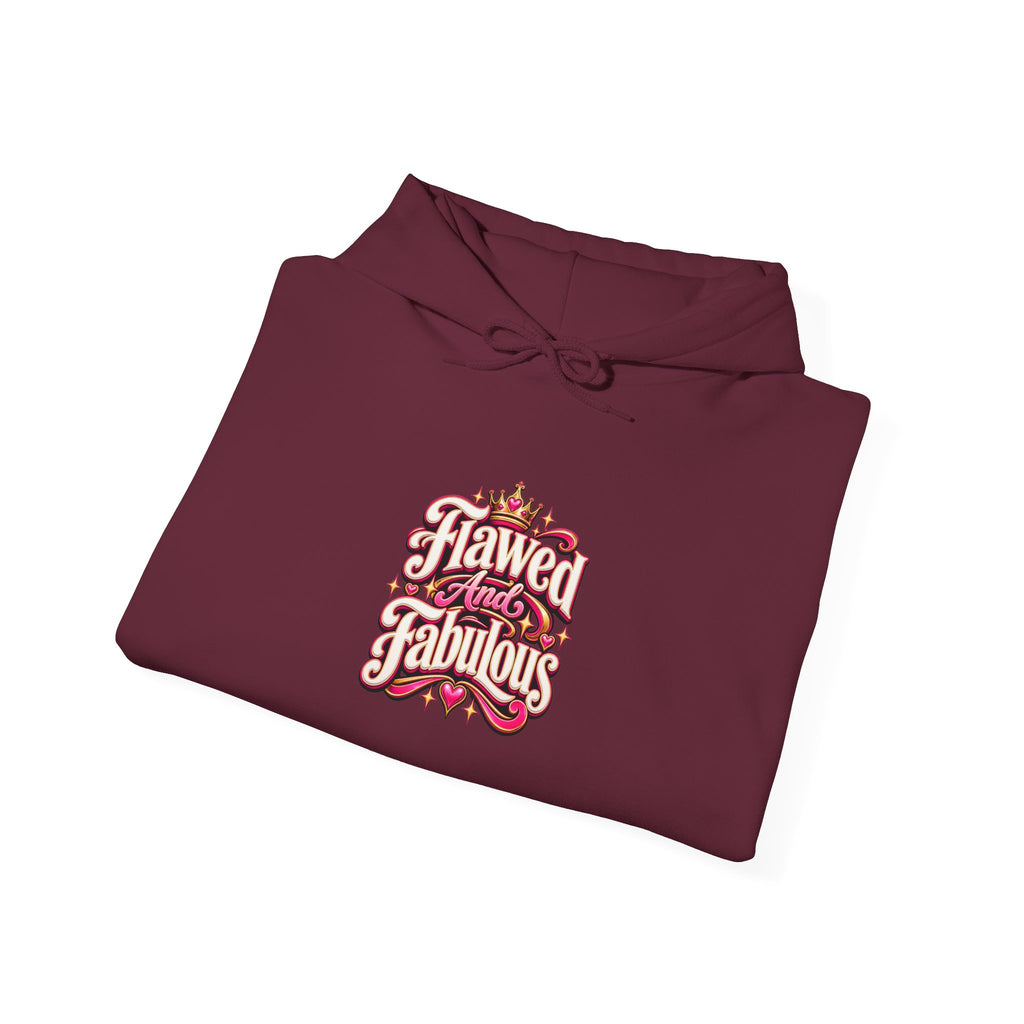 Flawed And Fabulous Funny Sarcastic Humor Hoodie