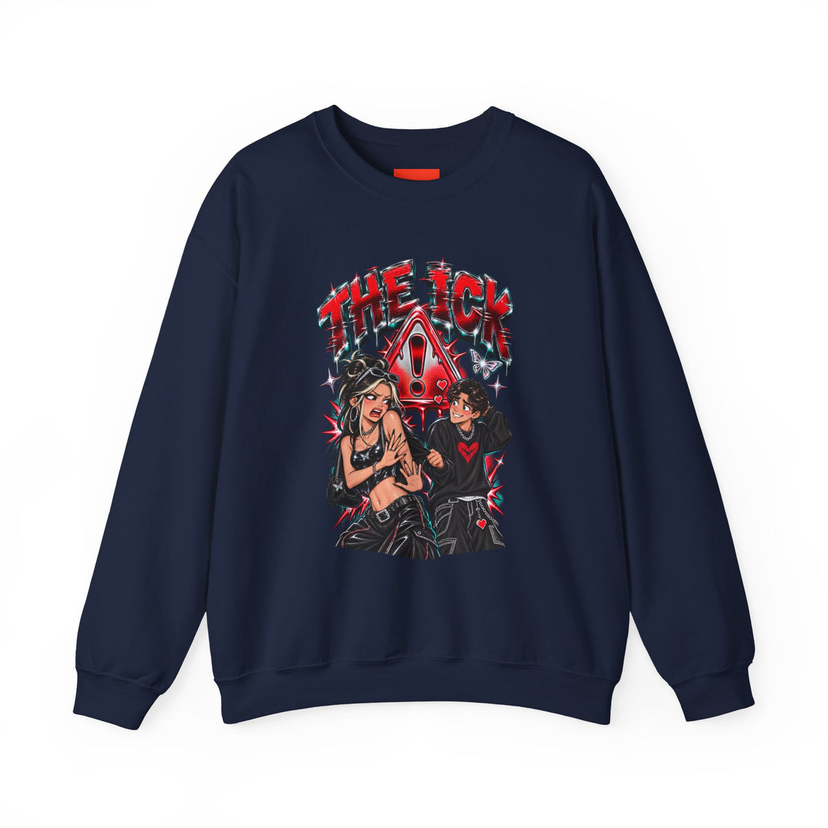 THE ICK Funny Y2K Graphic Sweatshirt
