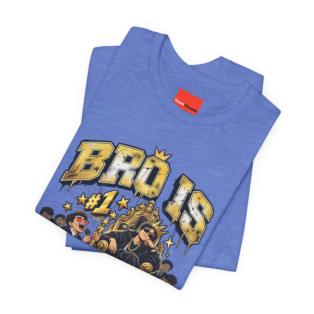 BRO IS GLAZING Funny Streetwear T-Shirt