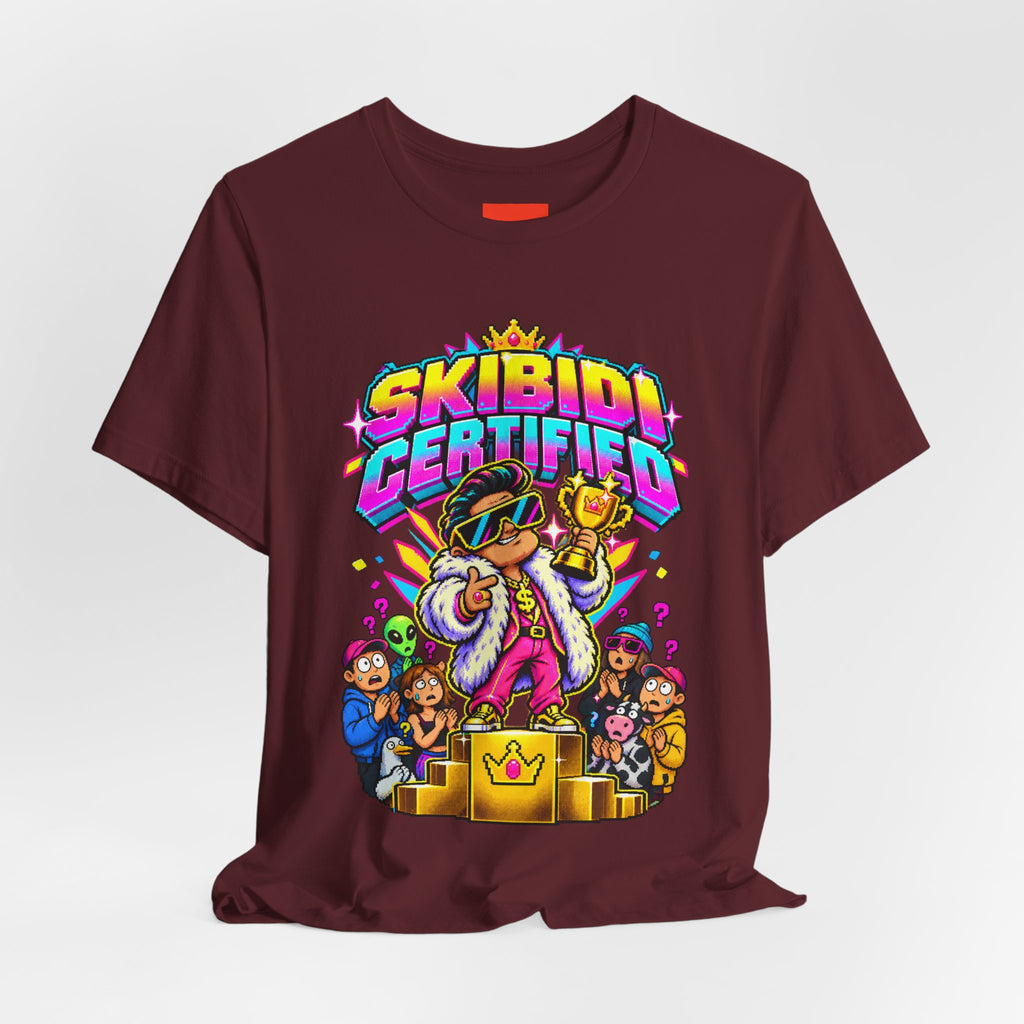 SKIBIDI CERTIFIED Funny Y2K T-Shirt