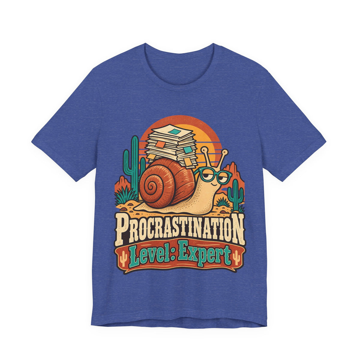 Procrastination Level: Expert Funny Student T-Shirt