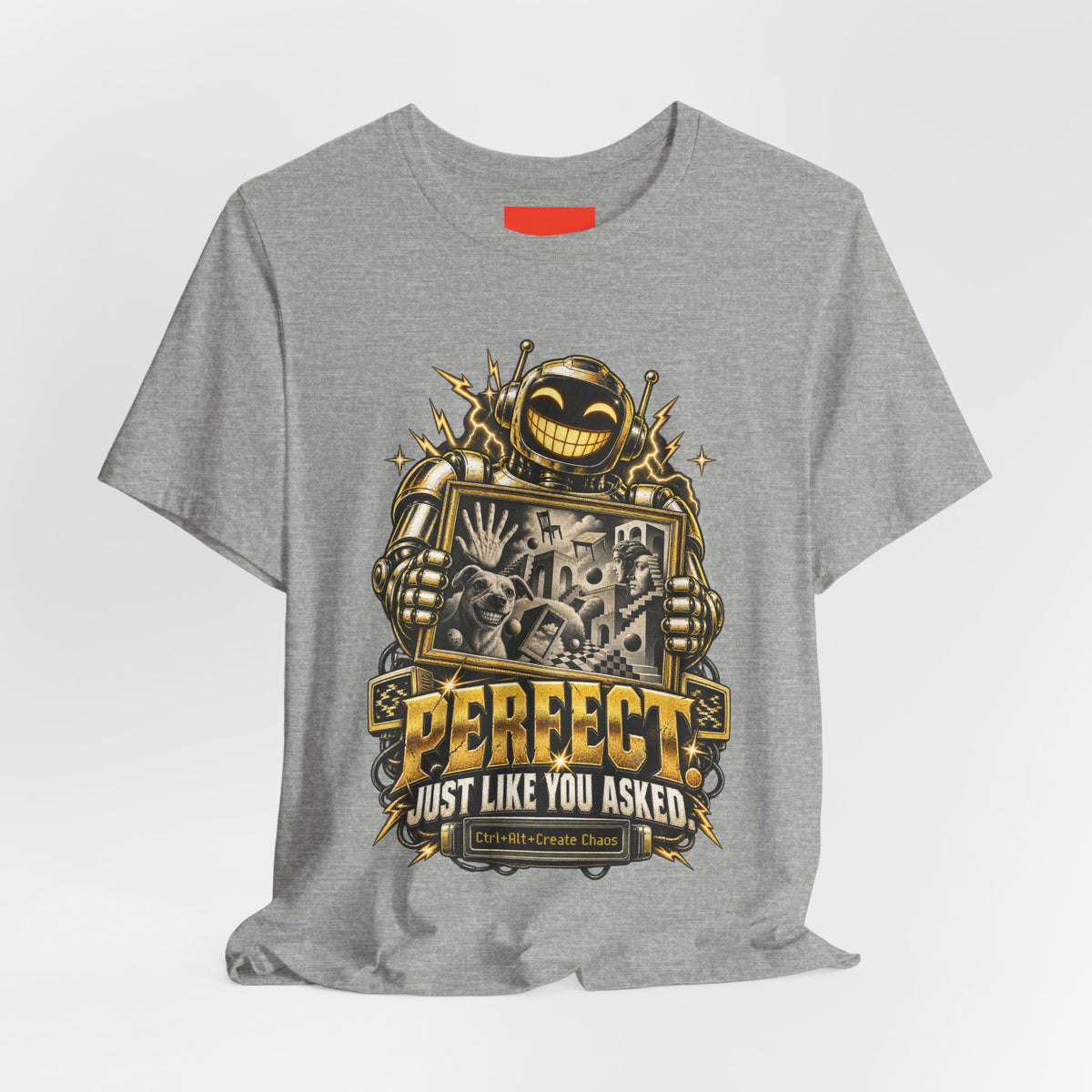 Ctrl+Alt+Create Chaos Funny Programmer T-Shirt