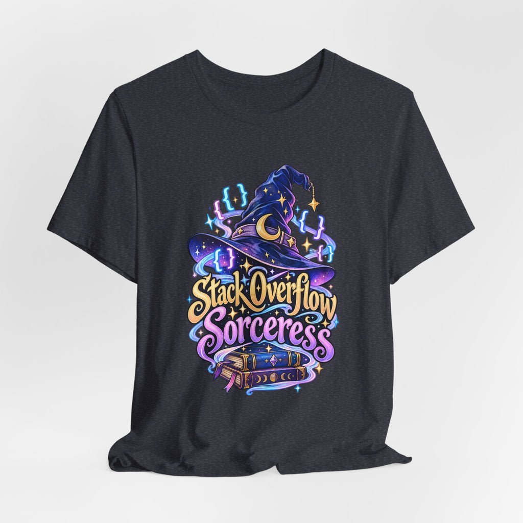 Stack Overflow Sorceress Funny Programmer T-Shirt