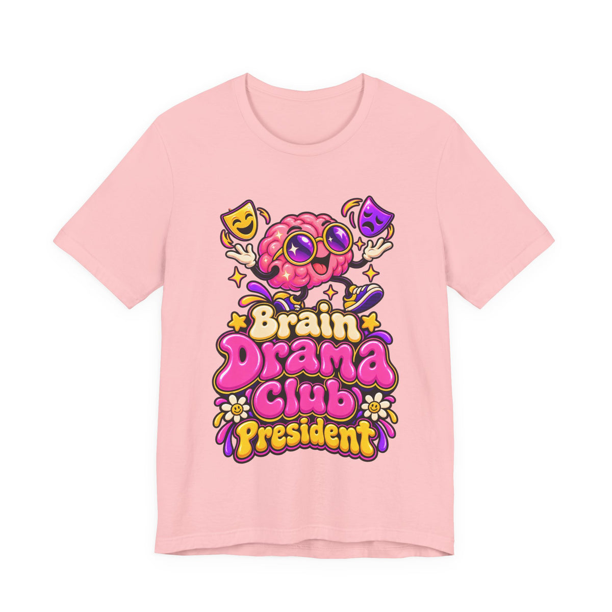 Brain Drama Club President Funny Y2K T-Shirt