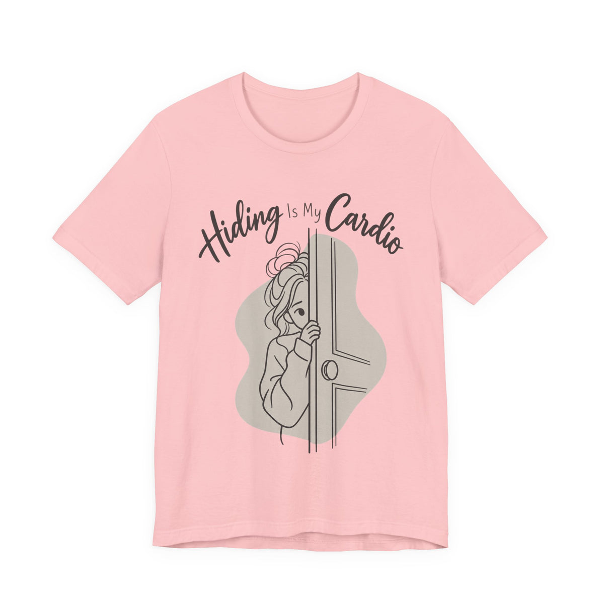 Hiding Is My Cardio Funny Introvert T-Shirt
