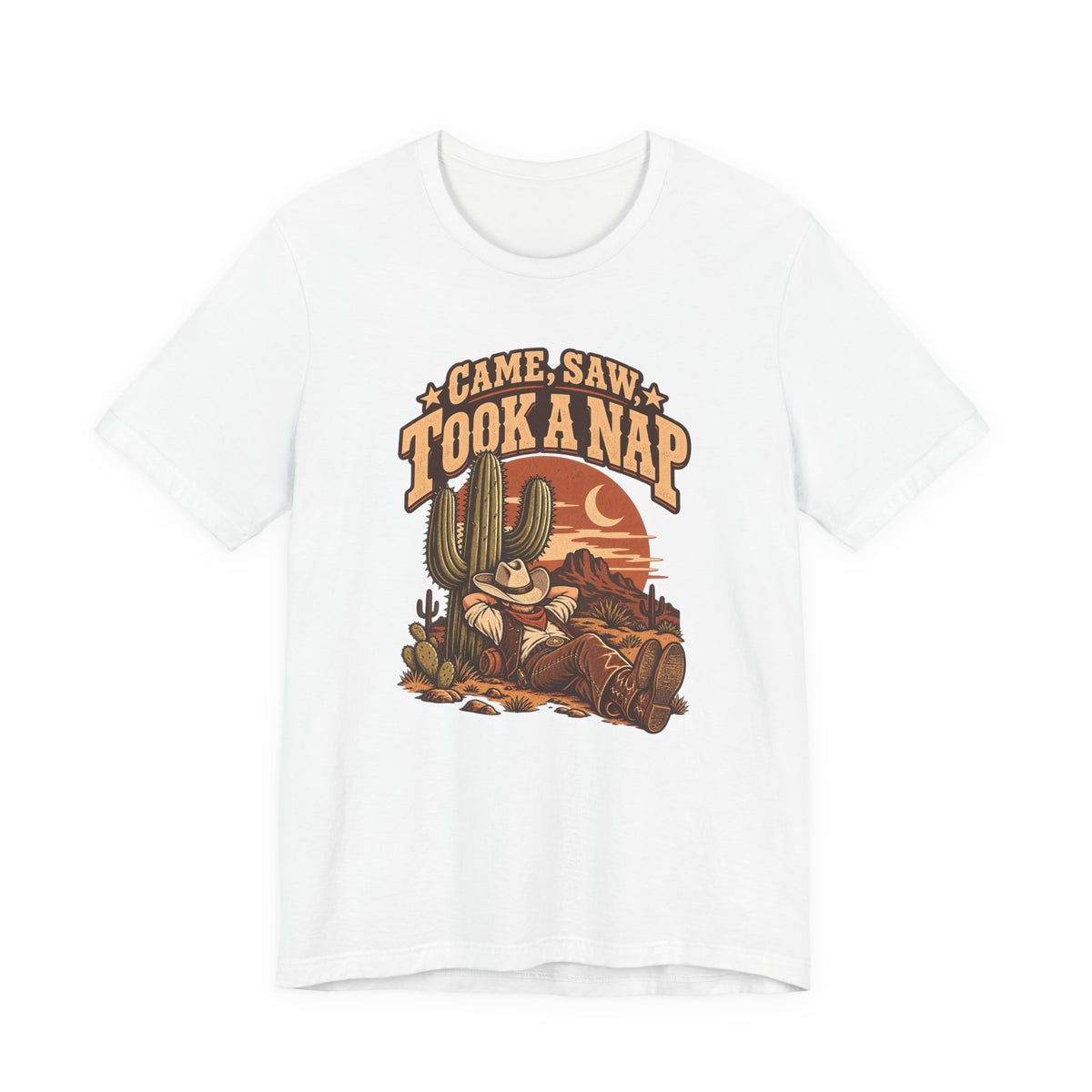 Came, Saw, Took A Nap Funny Self-Deprecating T-Shirt