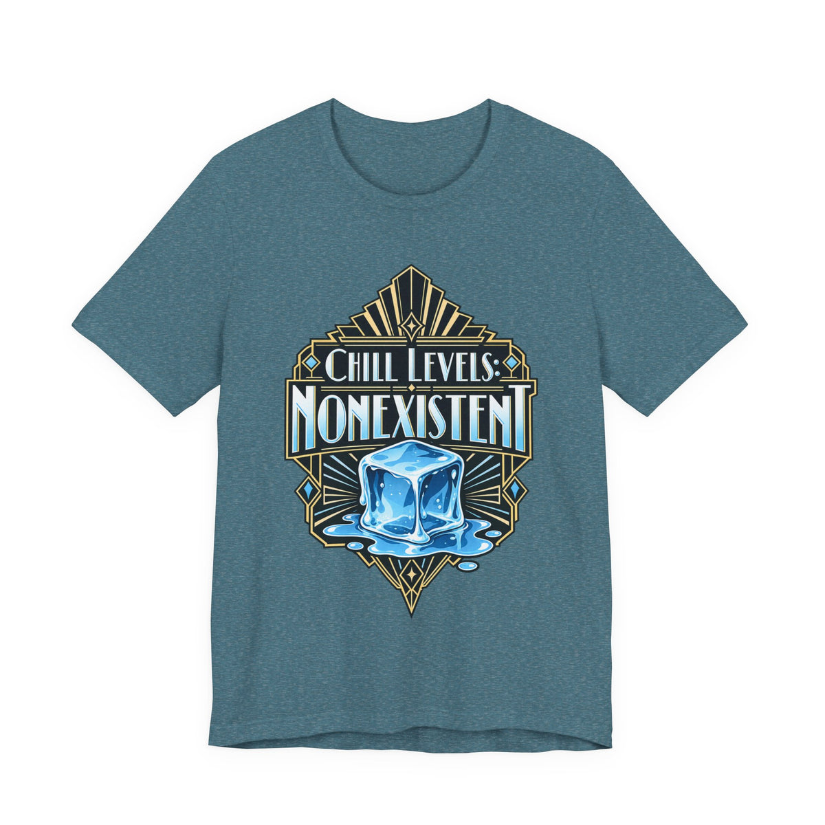 Chill Levels: Nonexistent Funny Self-Deprecating T-Shirt