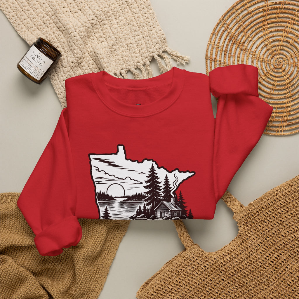 Land of 10,000 Lakes Funny Retro Vintage Sweatshirt