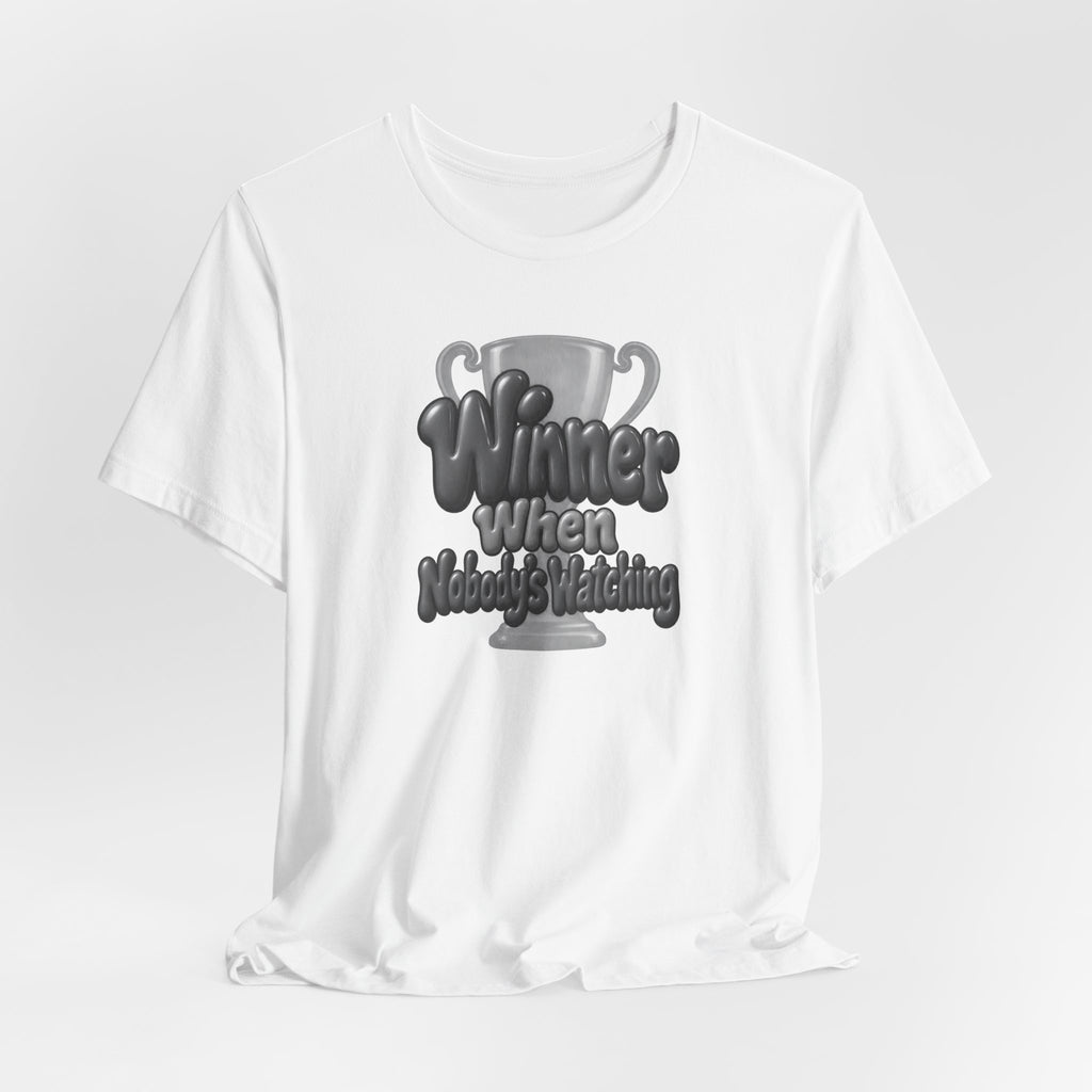 Winner When Nobody’s Watching Funny Introvert T-Shirt