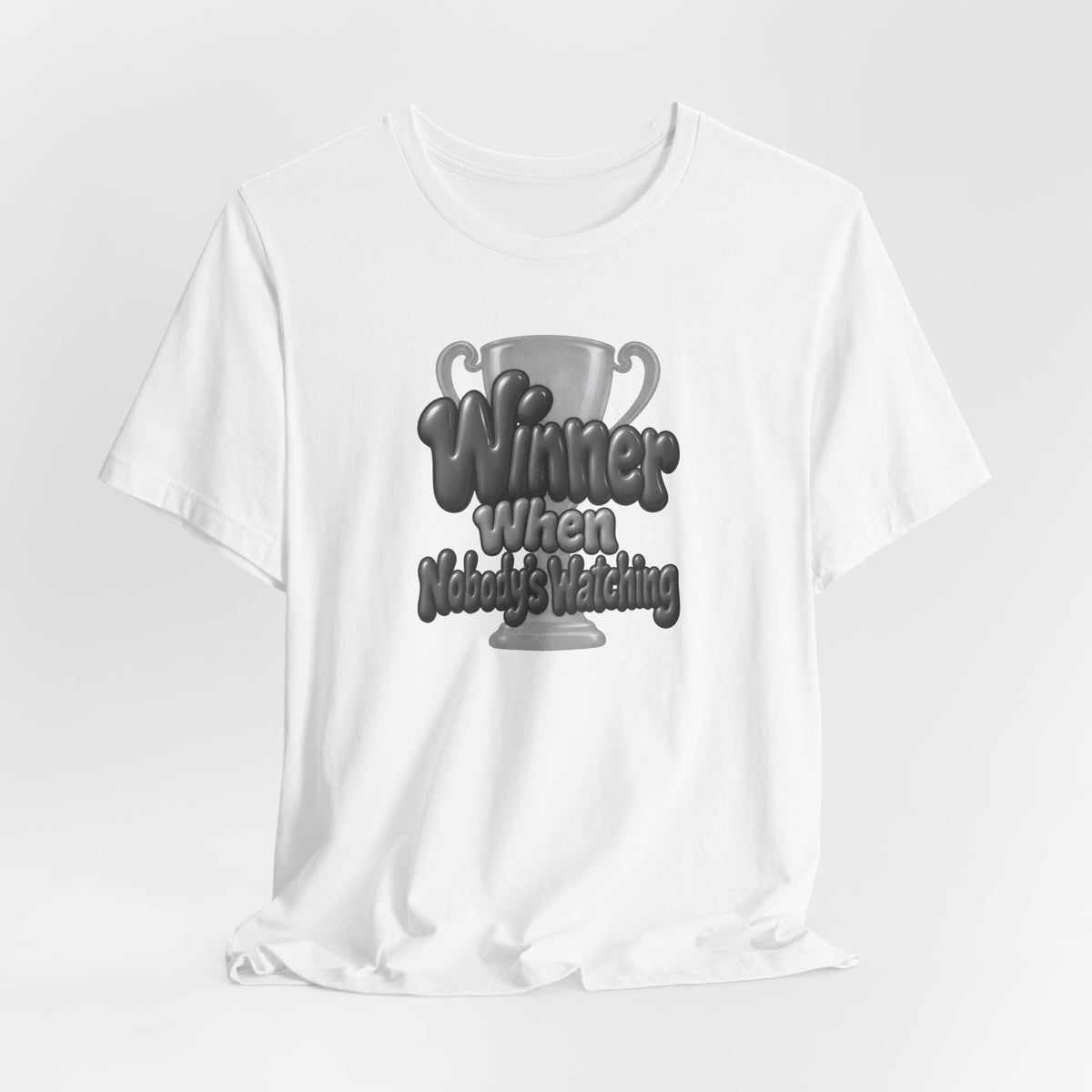 Winner When Nobody’s Watching Funny Introvert T-Shirt