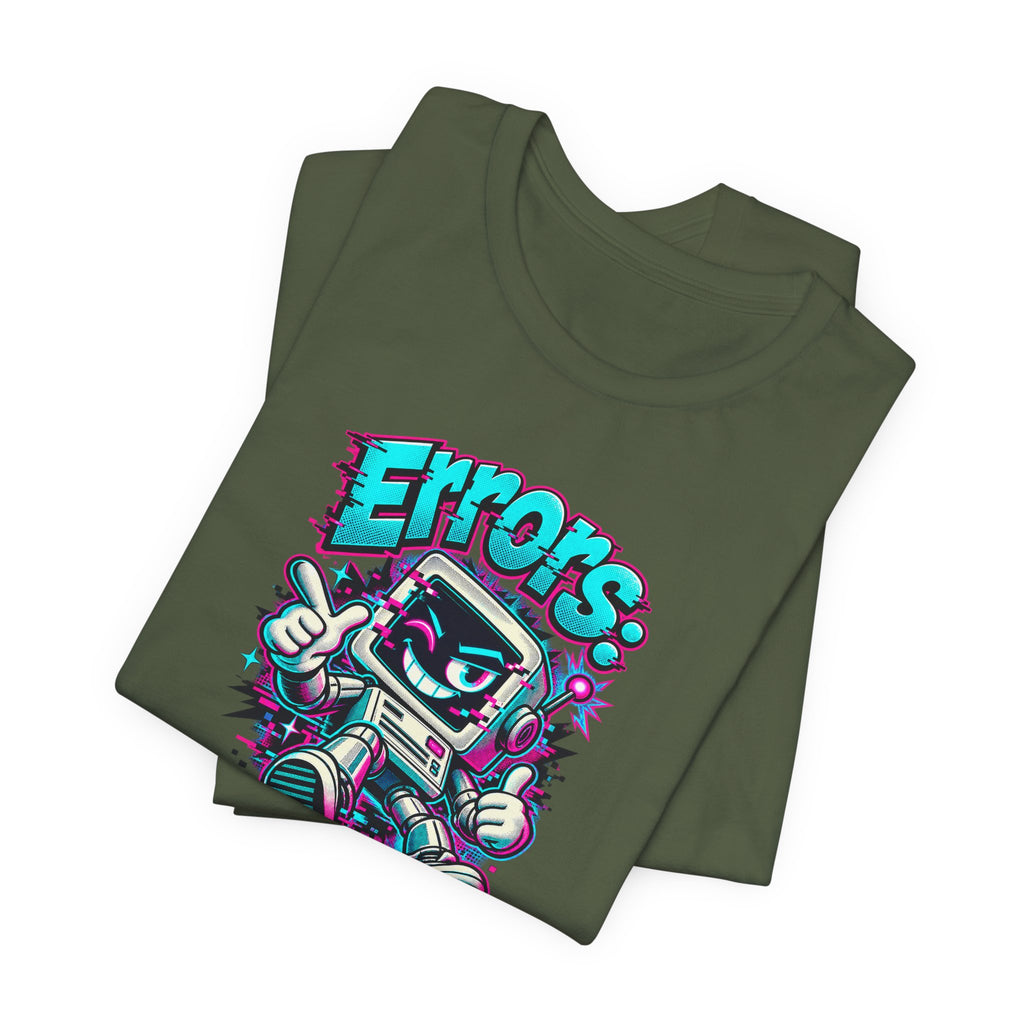 "Errors: The Bot’s Best Feature" Funny Programmer T-Shirt