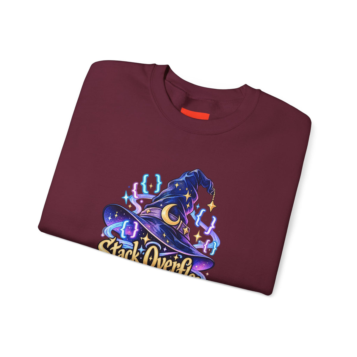 Stack Overflow Sorceress Funny Programmer Sweatshirt