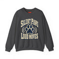 Silent Paws, Loud Moves Funny Cat Lover Sweatshirt