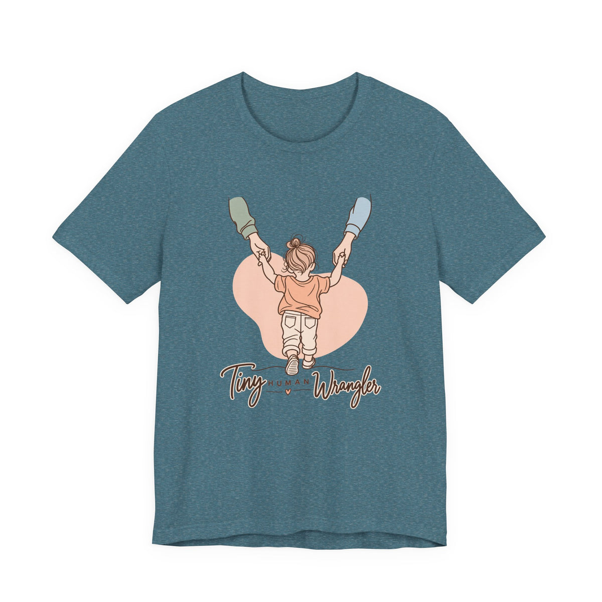 Tiny Human Wrangler Funny Parent T-Shirt