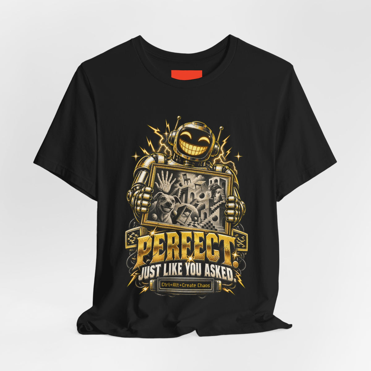 Ctrl+Alt+Create Chaos Funny Programmer T-Shirt