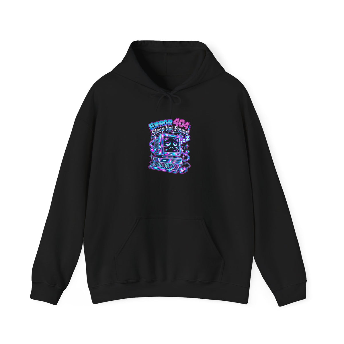 Error 404: Sleep Not Found Funny Programmer Hoodie