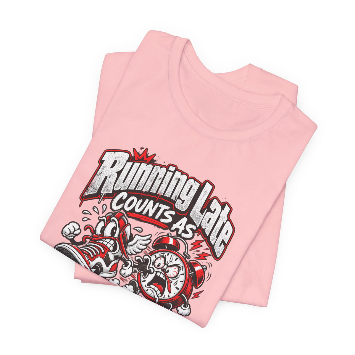 Running Late Counts As Cardio Funny Fitness T-Shirt