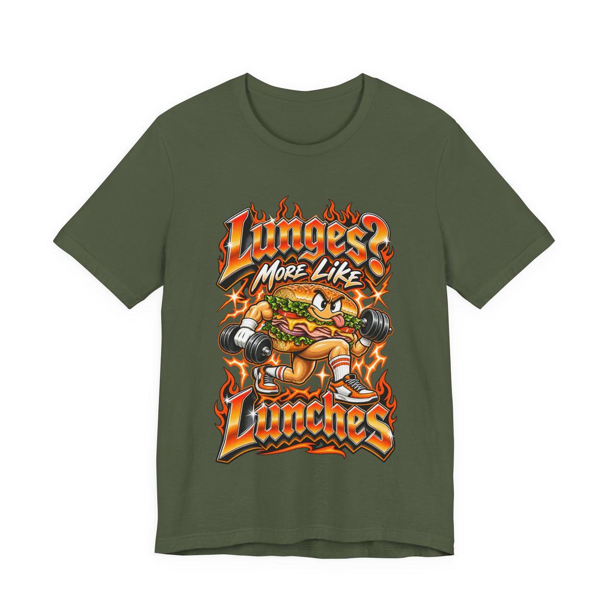 Lunges? More Like Lunches Funny Fitness T-Shirt