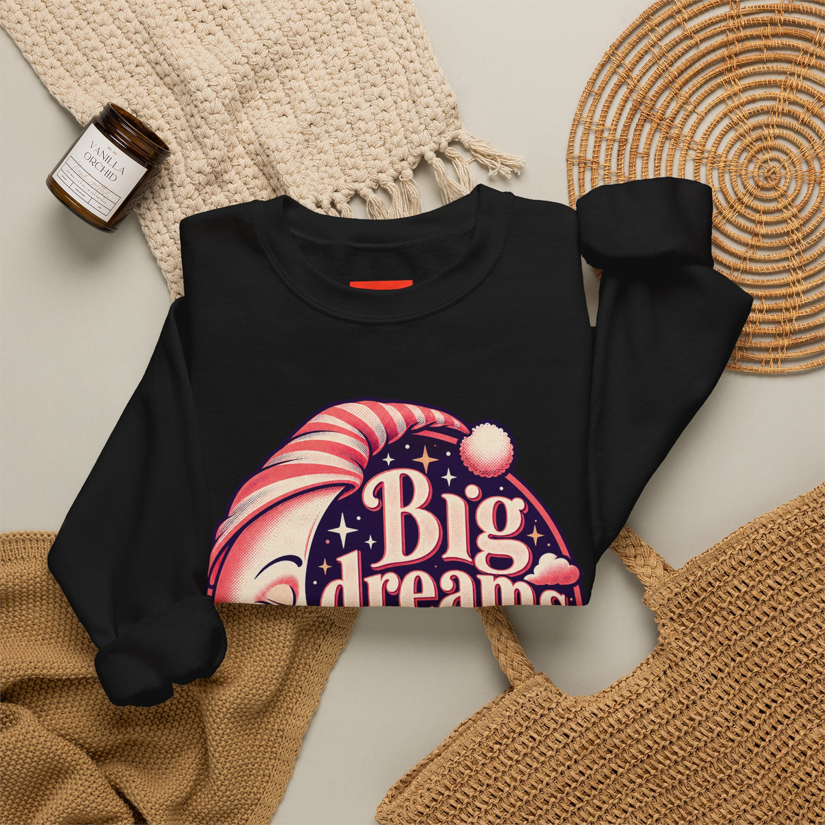 Big Dreams Need Naps Funny Sleep Sweatshirt