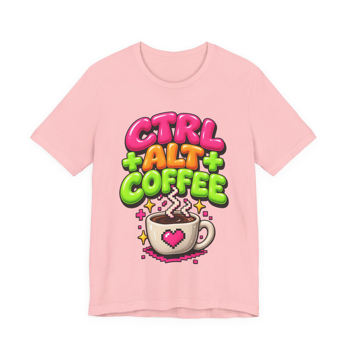 CTRL + ALT + COFFEE Funny Programmer T-Shirt