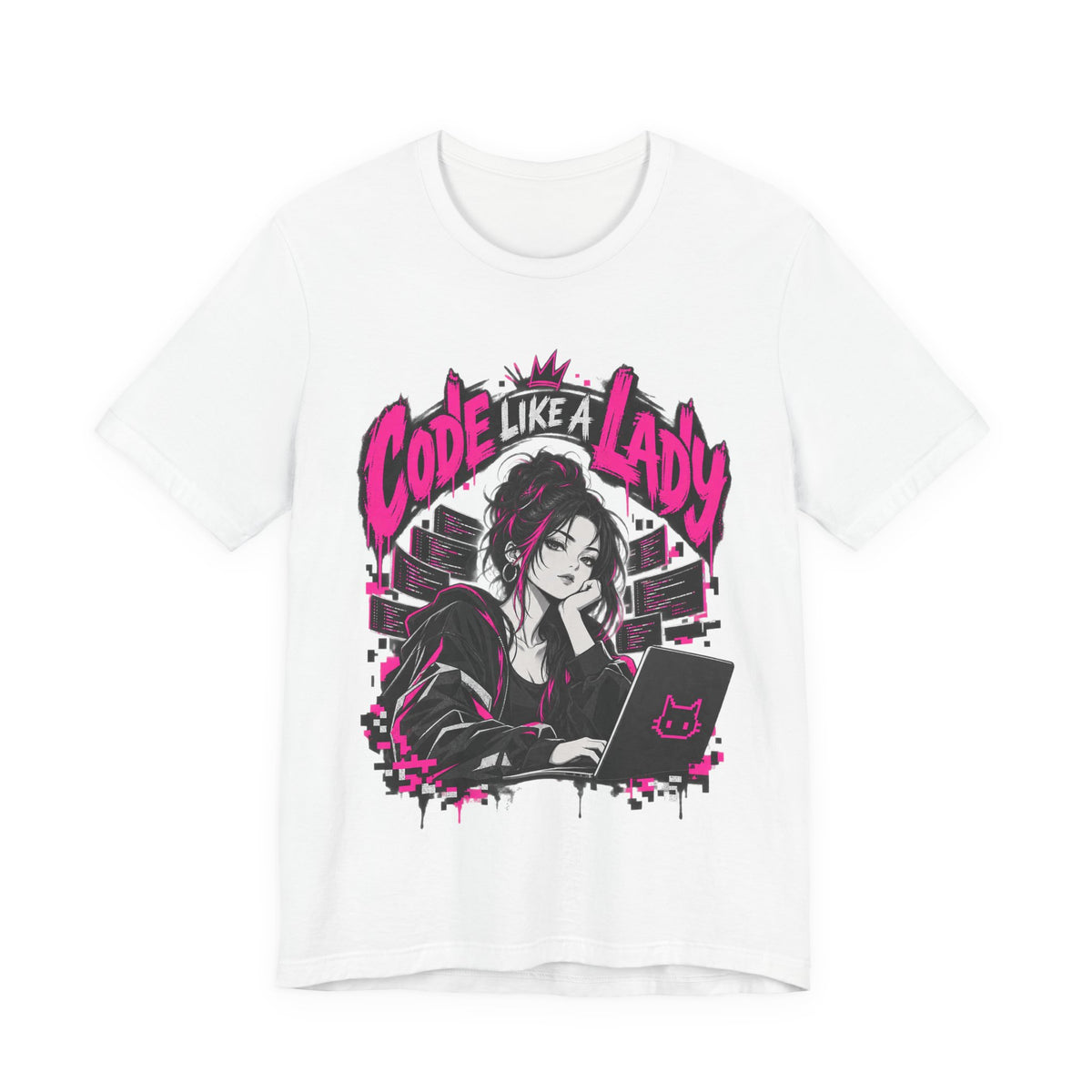 Code Like A Lady Funny Programmer T-Shirt