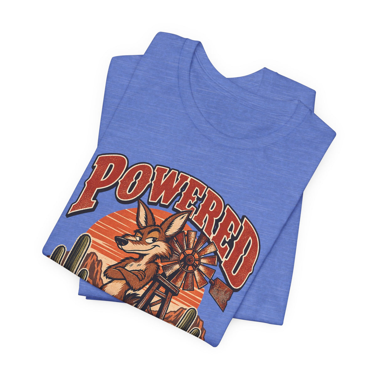 Powered By Passive Aggression Funny Western Ranch T-Shirt