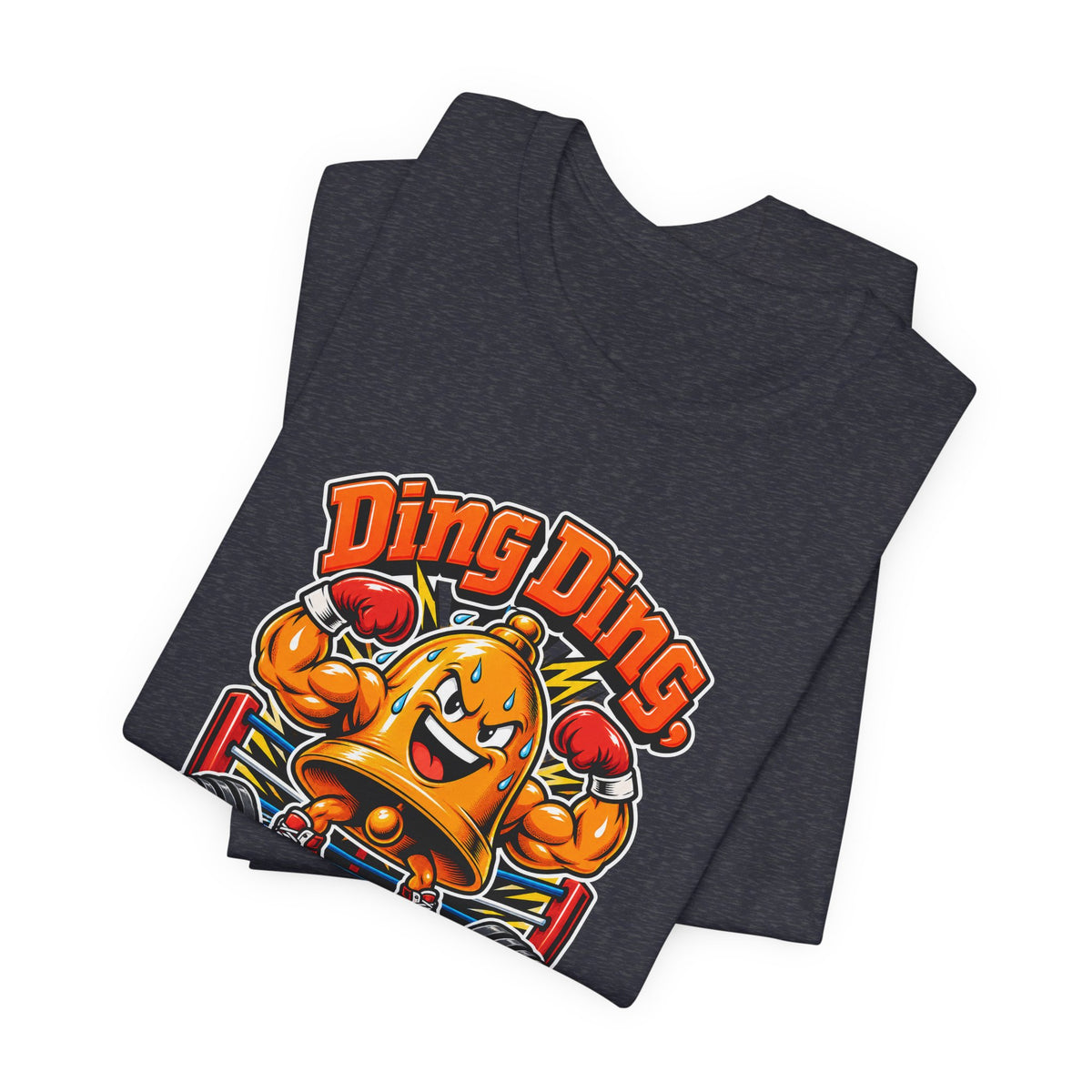 Ding Ding, Gains Incoming Funny Fitness T-Shirt