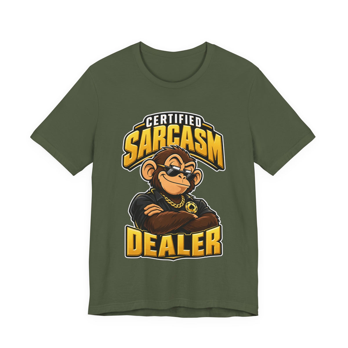 Certified Sarcasm Dealer Funny Sarcastic Humor T-Shirt