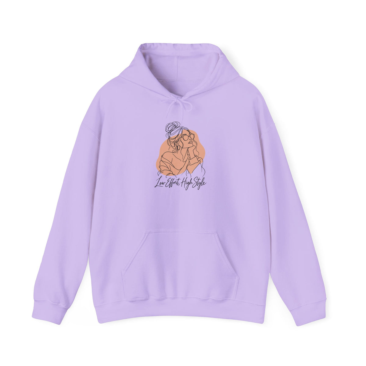 Low Effort, High Style Funny Minimalist Hoodie