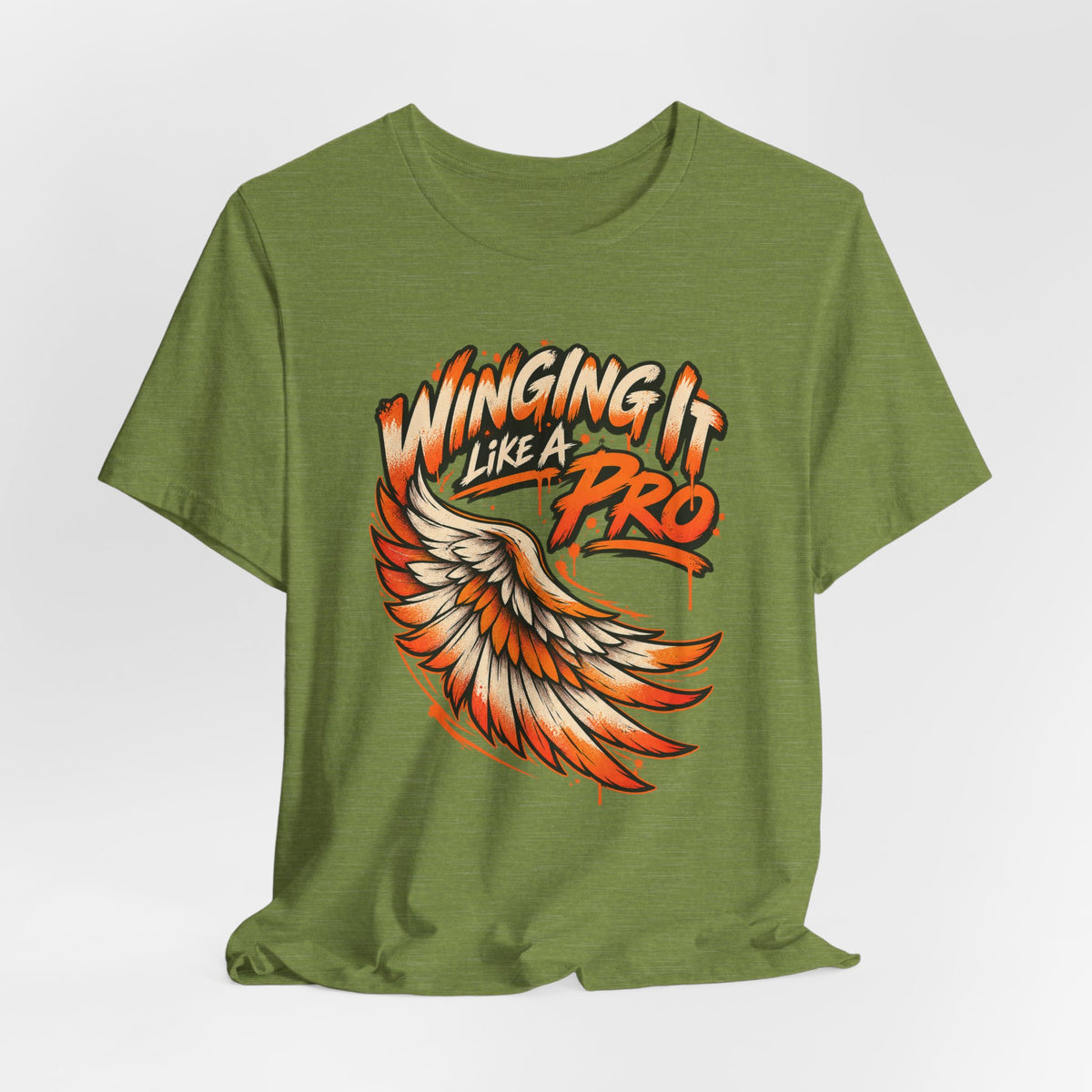 Winging It Like A Pro Funny Self-Deprecation T-Shirt